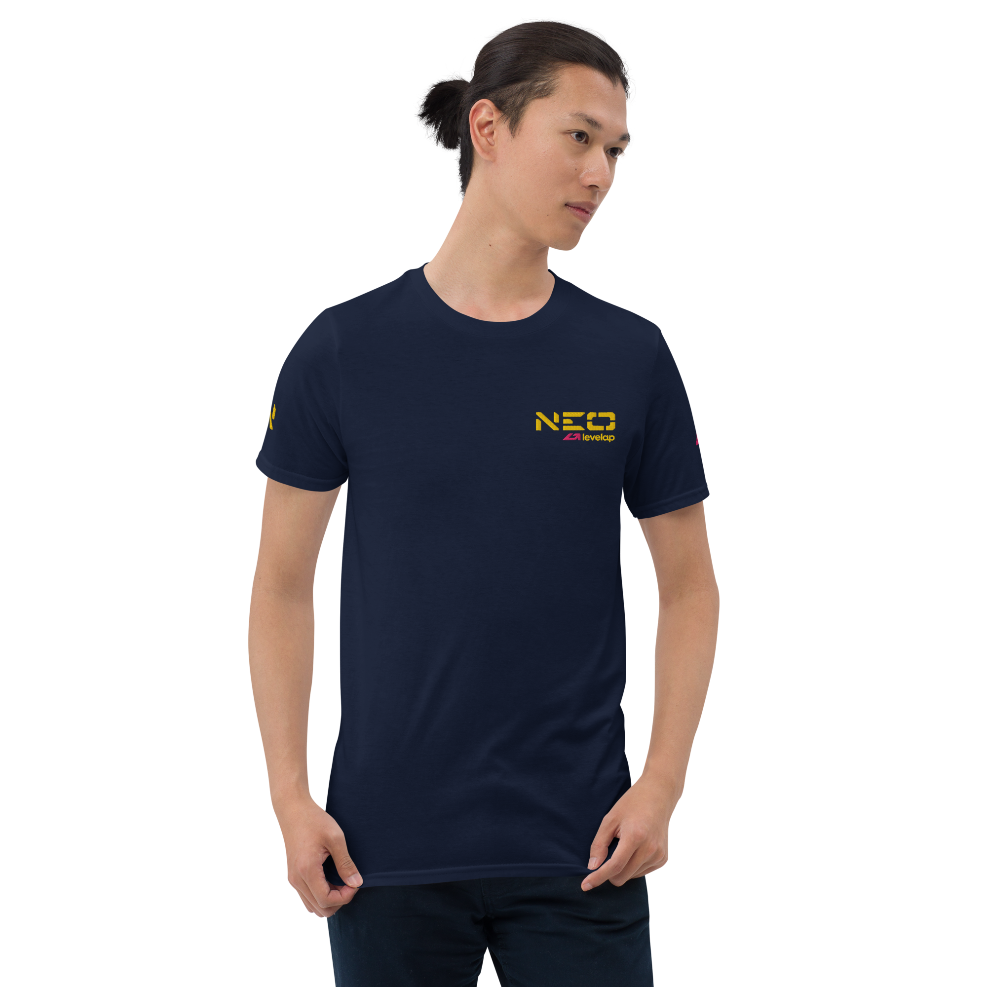 Camiseta azul marino frontal