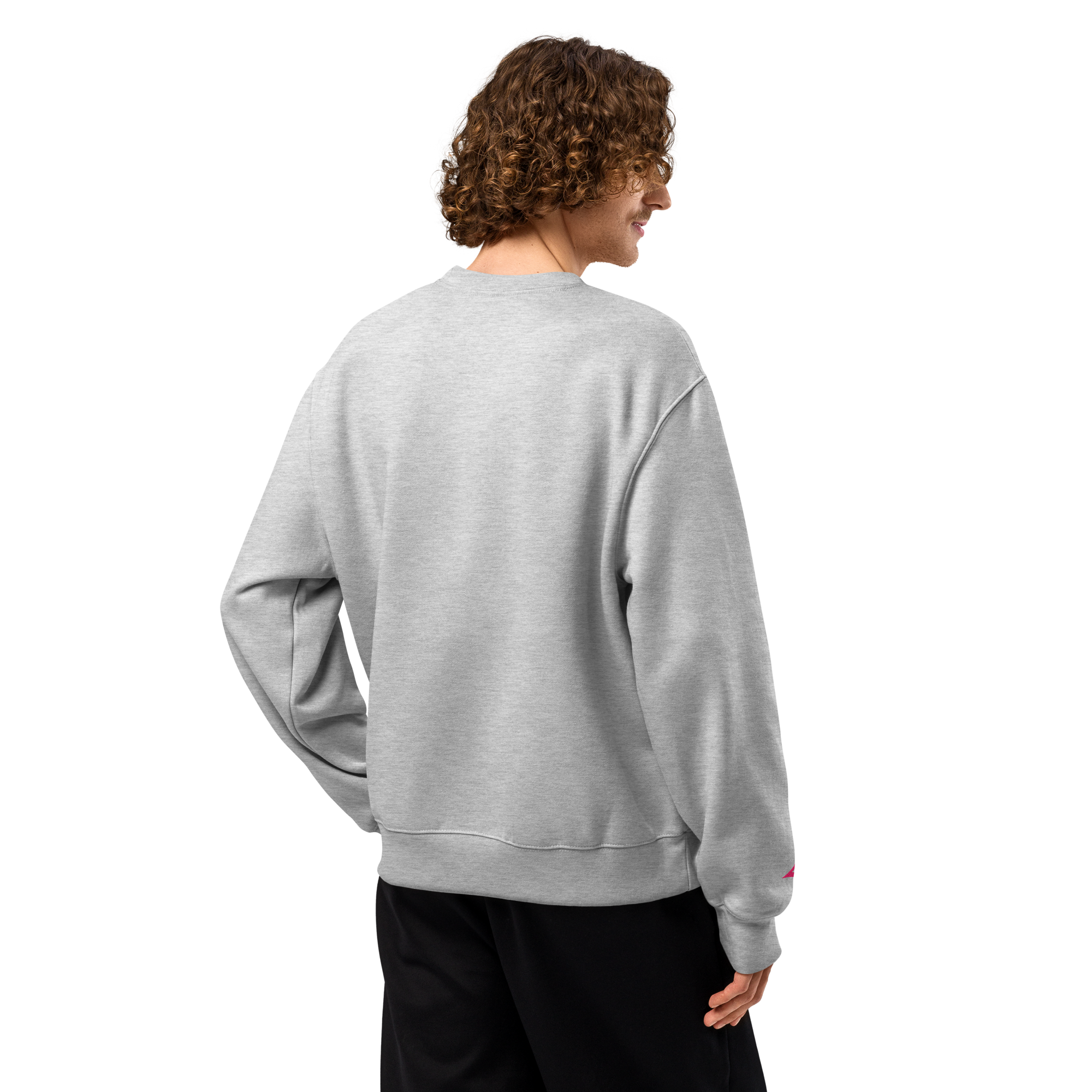 Sudadera oversize trasera
