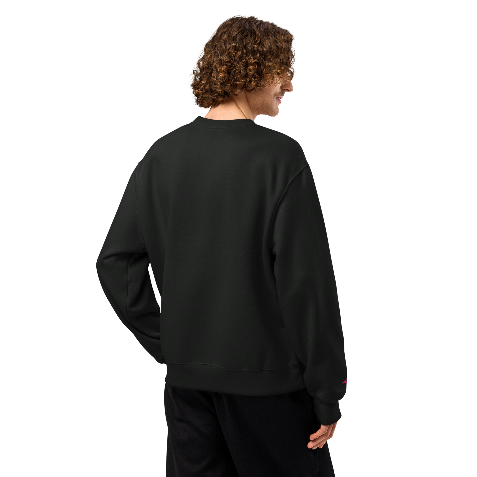 Sudadera oversize vintage trasera