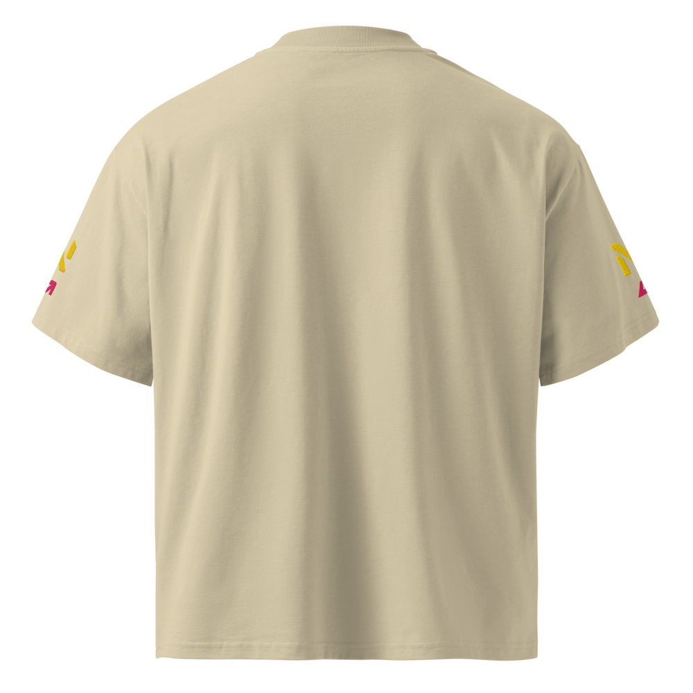 T-shirt oversize 3 stone trasera