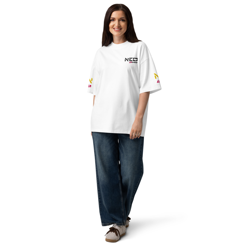 T-shirt oversize 3 blanca frontal 2