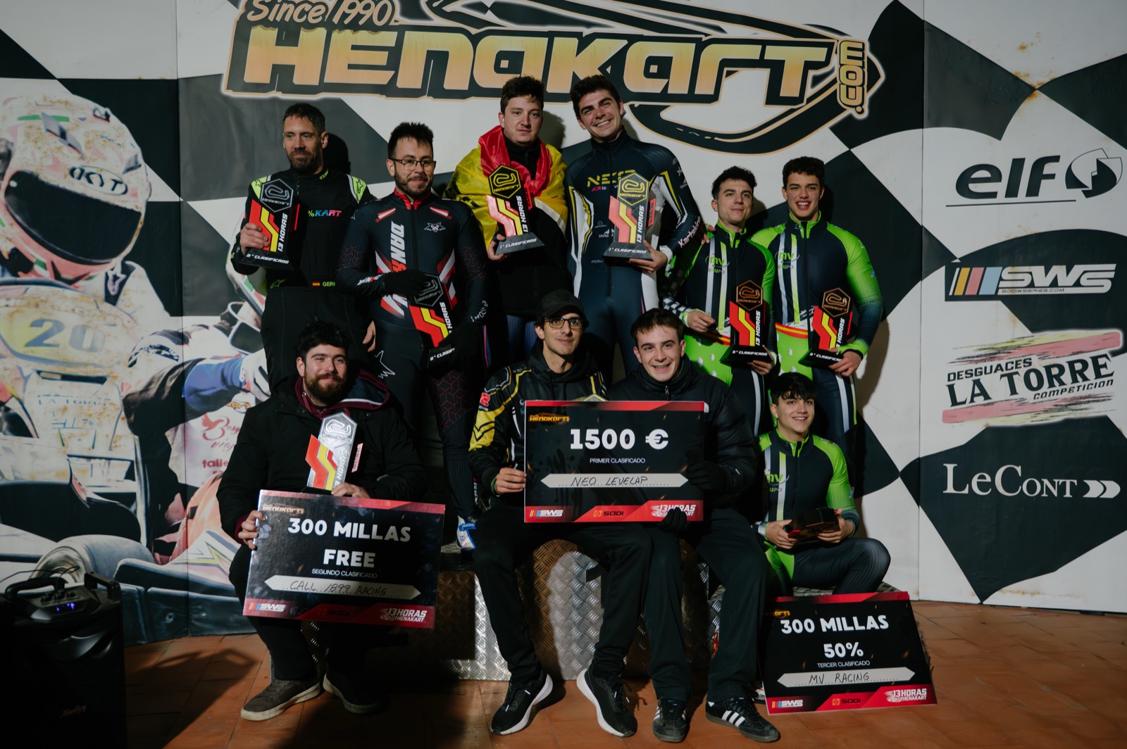 Team podium